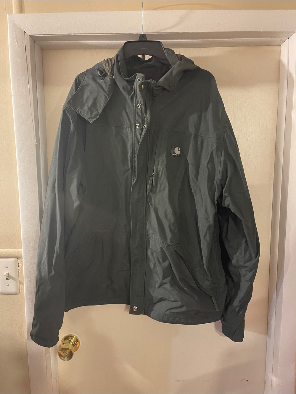 Carhartt Men's Forest Green Hooded Performance Jacket